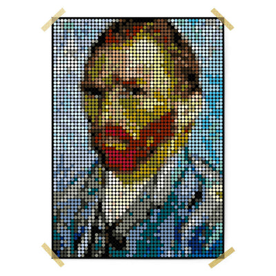 Pixelart - Klebeposter 'Vincent'