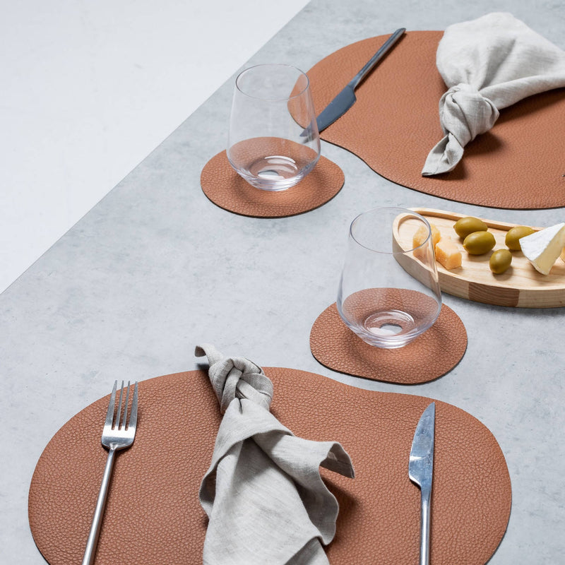 Tischset aus Leder &