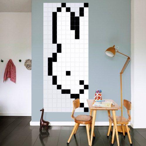 Wanddekoration 'Miffy . Pixel'