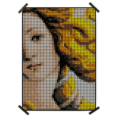 Pixelart - Klebeposter 'Botticelli'