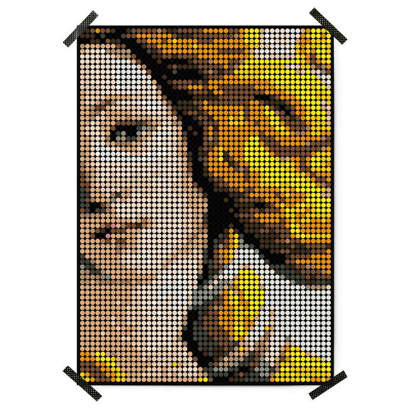 Pixelart - Klebeposter &
