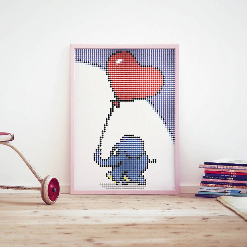 Pixelart - Klebeposter &