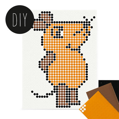 Pixelart - Klebeposter 'Maus' Die Sendung mit der Maus