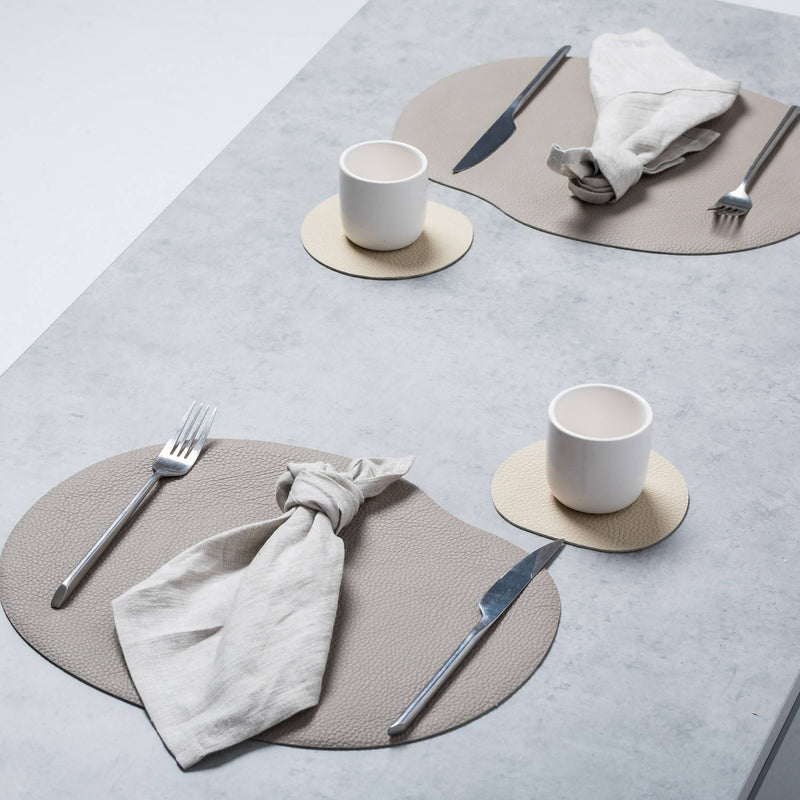 Tischset aus Leder &