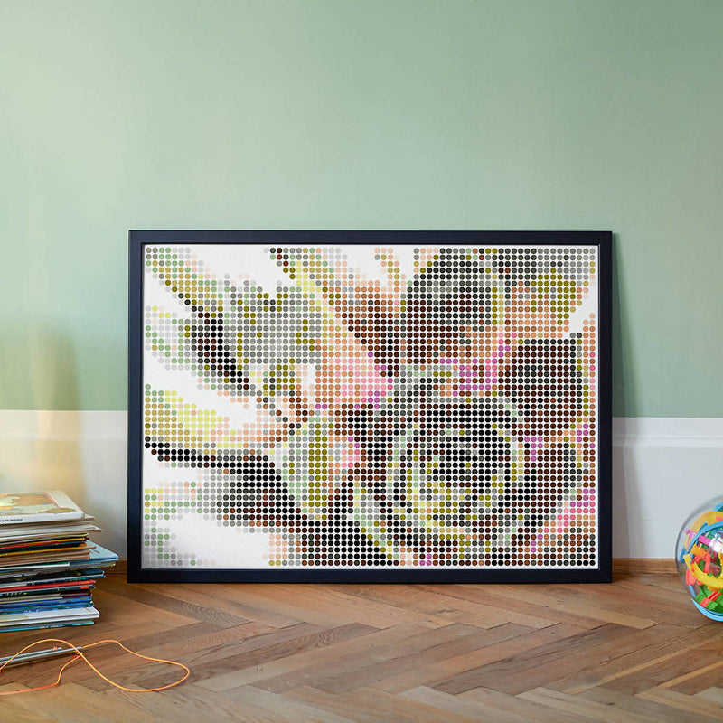 Pixelart - Klebeposter &
