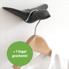 Garderobenhaken 'Vogelschwarm' – 3 Vögel + 1 MINI VOGEL GESCHENKT!