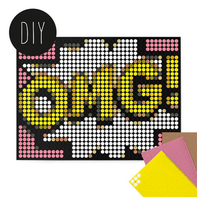 Pixelart - Klebeposter 'OMG'