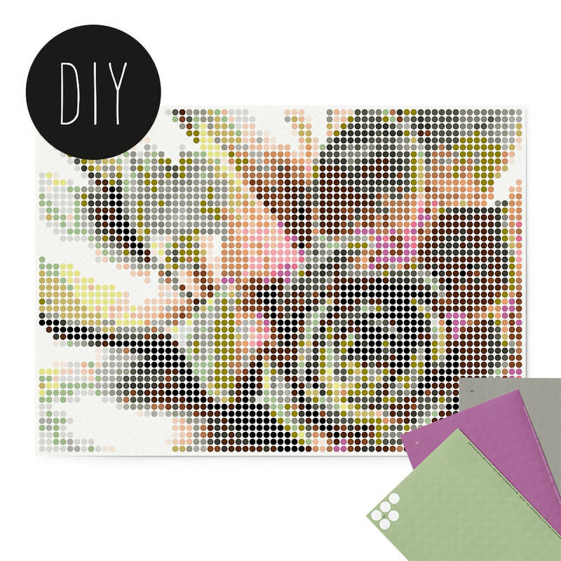 Pixelart - Klebeposter &