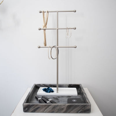 Marmortablett 'quadratisch'