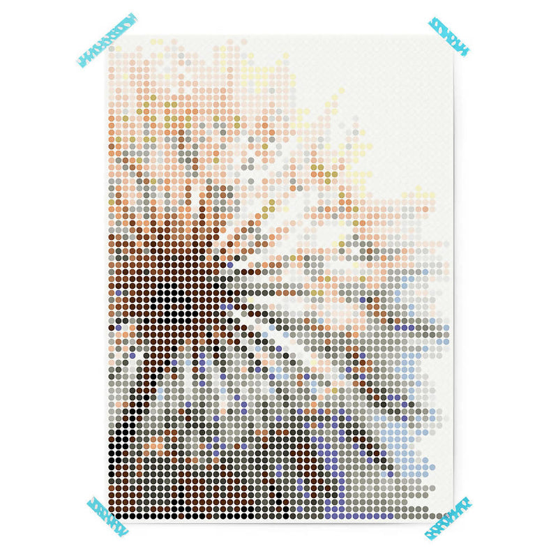 Pixelart - Klebeposter &