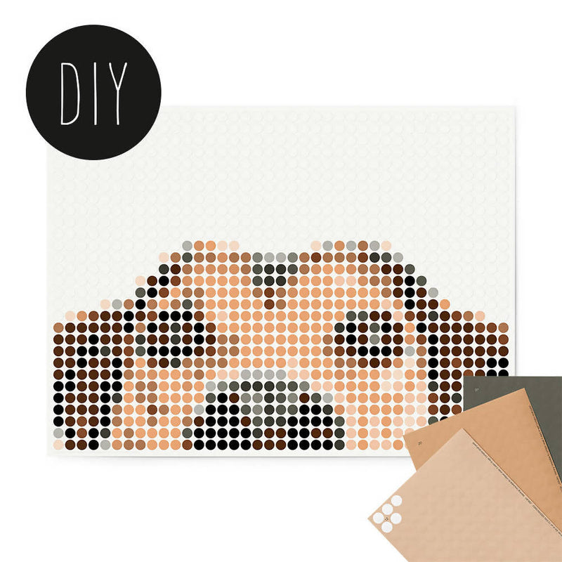 Pixelart - Klebeposter &