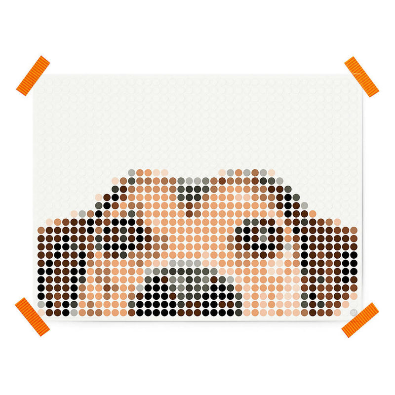 Pixelart - Klebeposter &