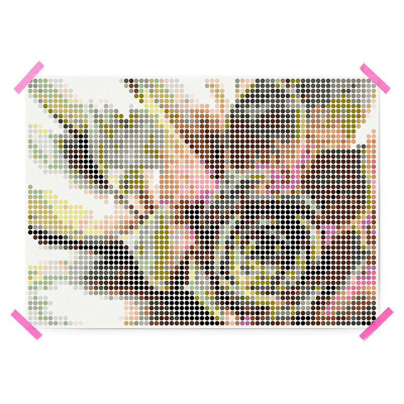Pixelart - Klebeposter &