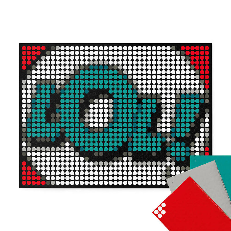 Pixelart - Klebeposter &