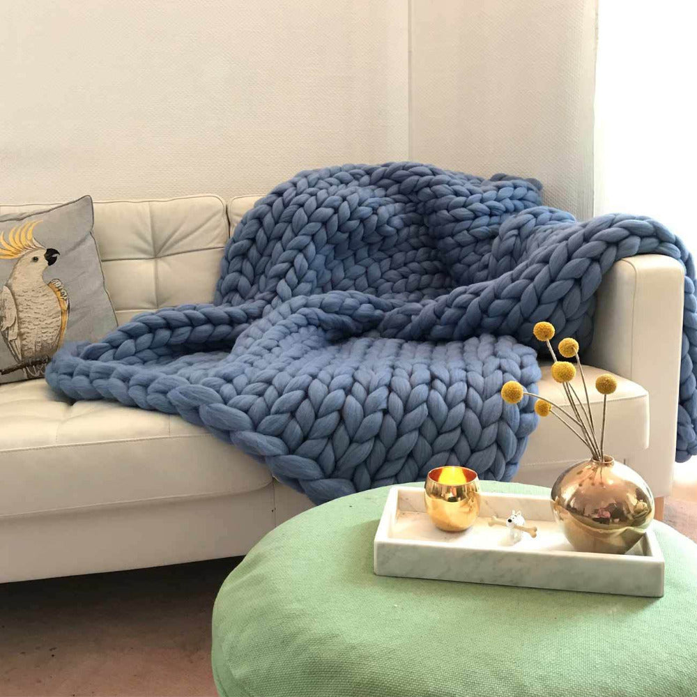 Design knitted blanket made of wool adorist – BLICKFANG Designshop