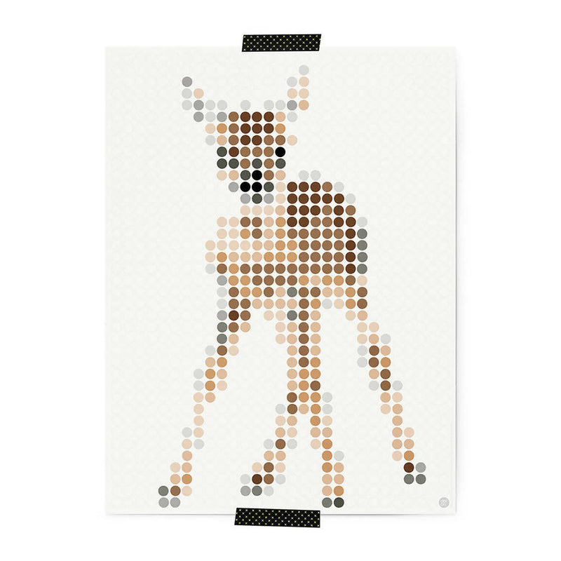 Pixelart - Klebeposter &