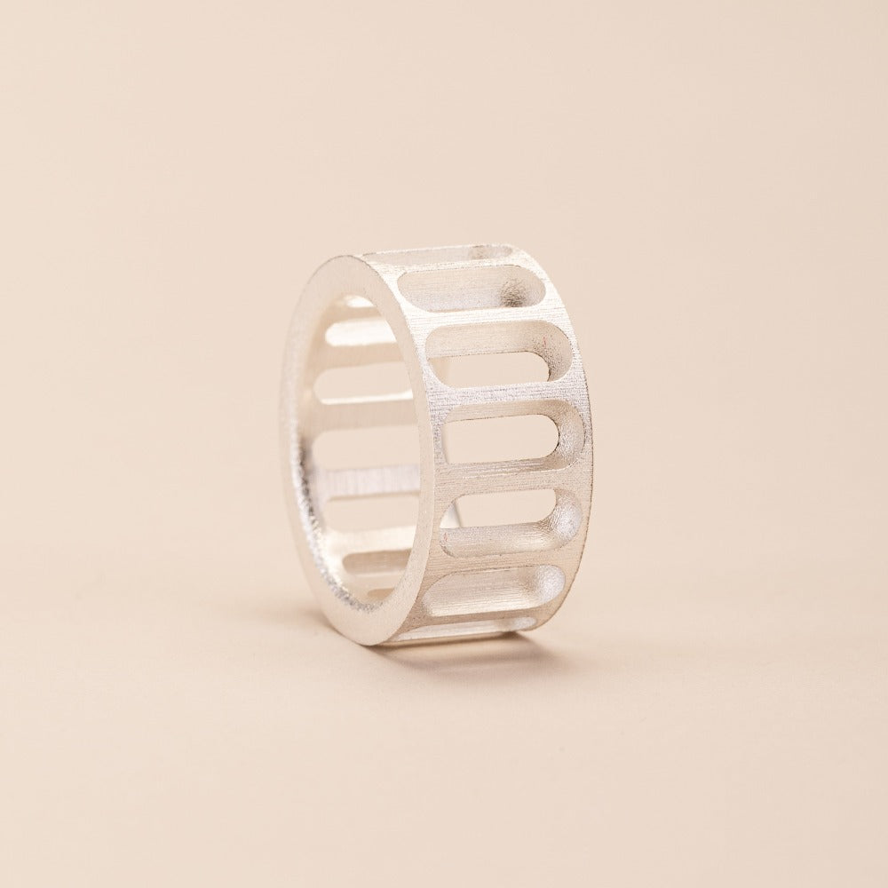 studio.drei il mago ring 925er silber 18ct Gelbgold plattiert