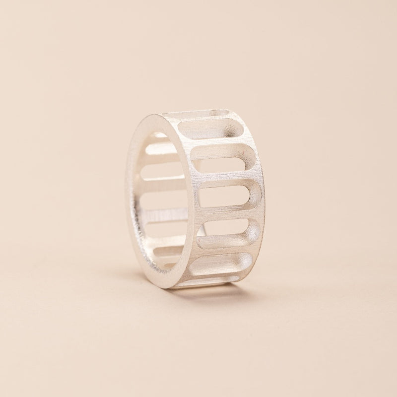 studio.drei il mago ring 925er silber 18ct Gelbgold plattiert