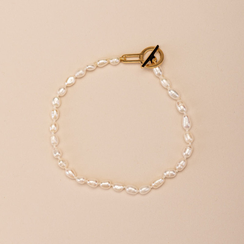studio.drei maria armband 925er silber 18ct Gelbgold plattiert