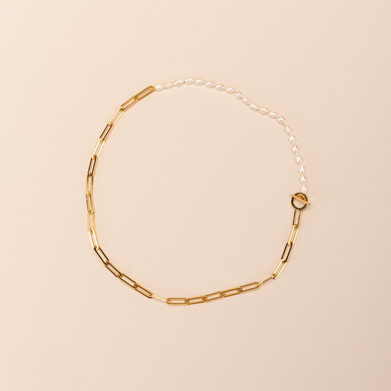 studio.drei nino kette 925er silber 18ct Gelbgold plattiert