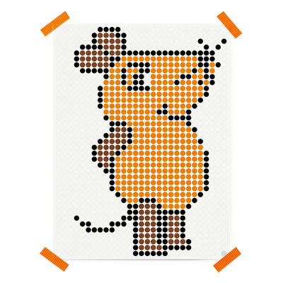 Pixelart - Klebeposter 'Maus' Die Sendung mit der Maus