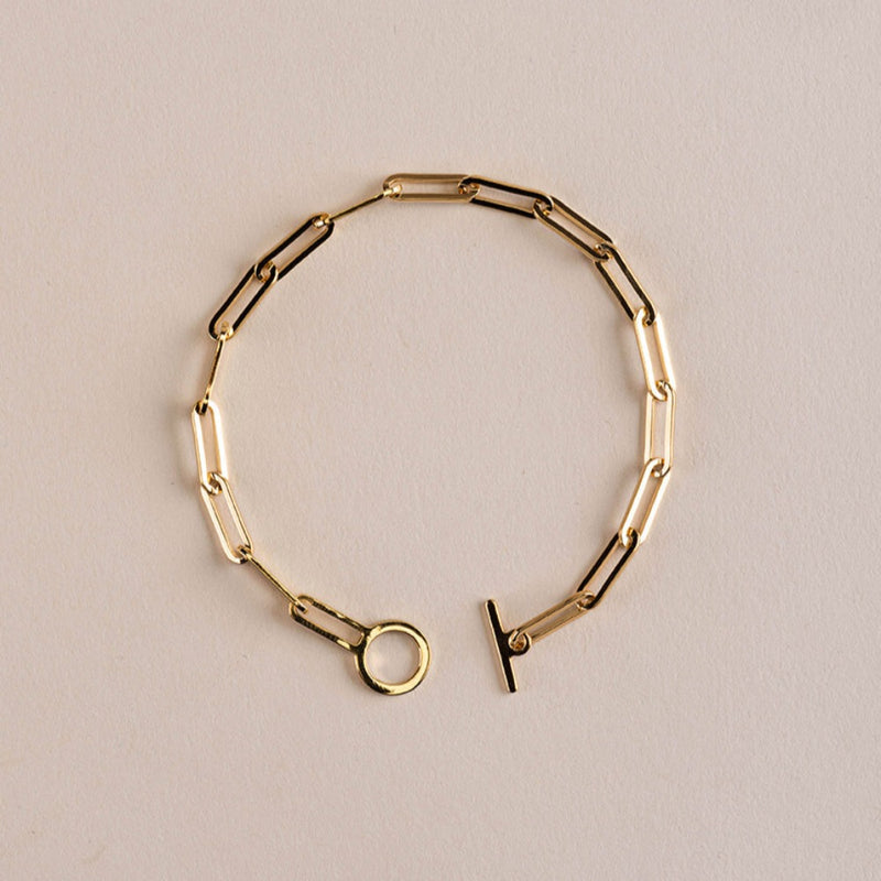 studio.drei romy armband 925er silber 18ct Gelbgold plattiert