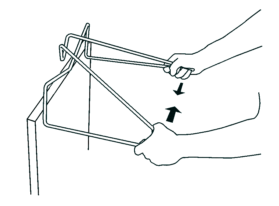 Table leg system 'Tick large'