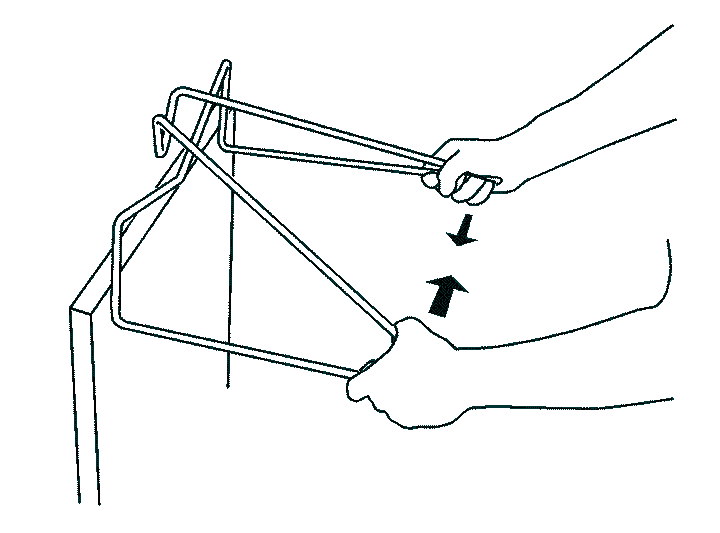 Table leg system 'Tick large'