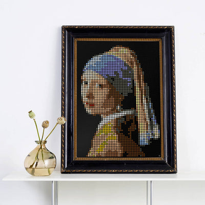 Pixelart - Klebeposter 'Vermeer'