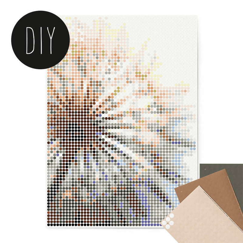 Pixelart - Klebeposter &